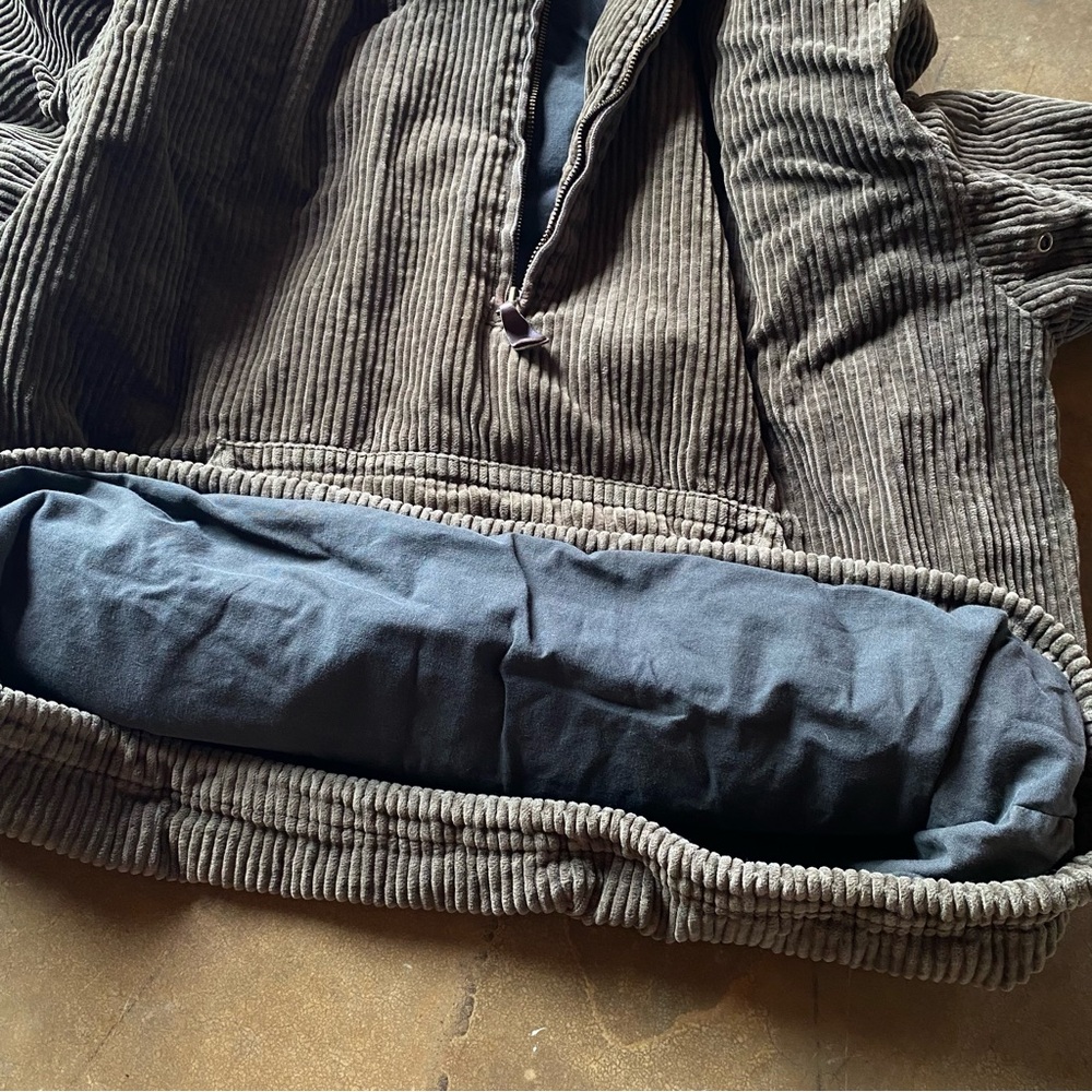 GAP Brown Corduroy Hooded Pullover Jacket - Picture 9 of 12